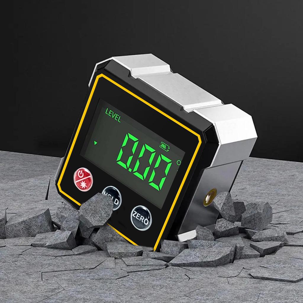 Цифровой измеритель угла Инструмент Зарядка через USB Настольная пила Угломер Уклономер Инструмент для измерения углов по дереву