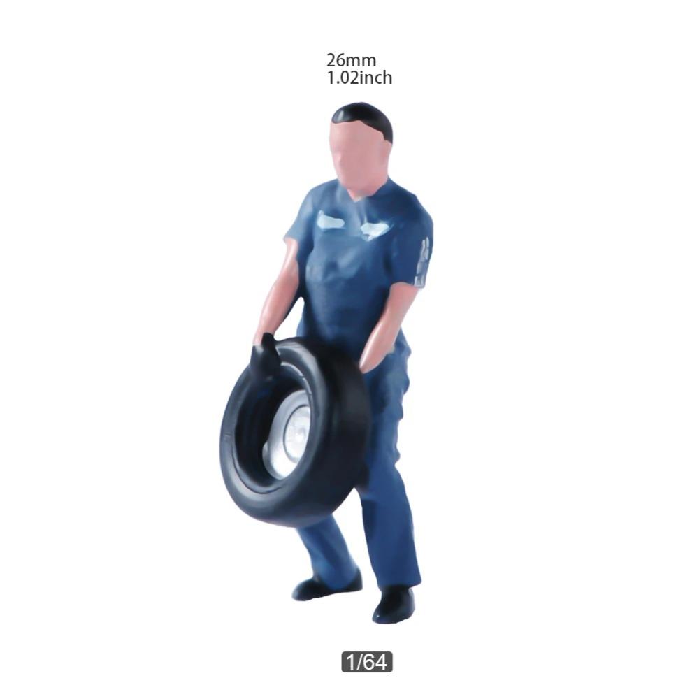 Раскрашенные миниатюры Масштаб 1/64 Красота Красивый Мальчик Полицейский Девушки Мужчина Женщина Сцена Фигурка Модель Для Автомобиля Транспортные Средства Украсить