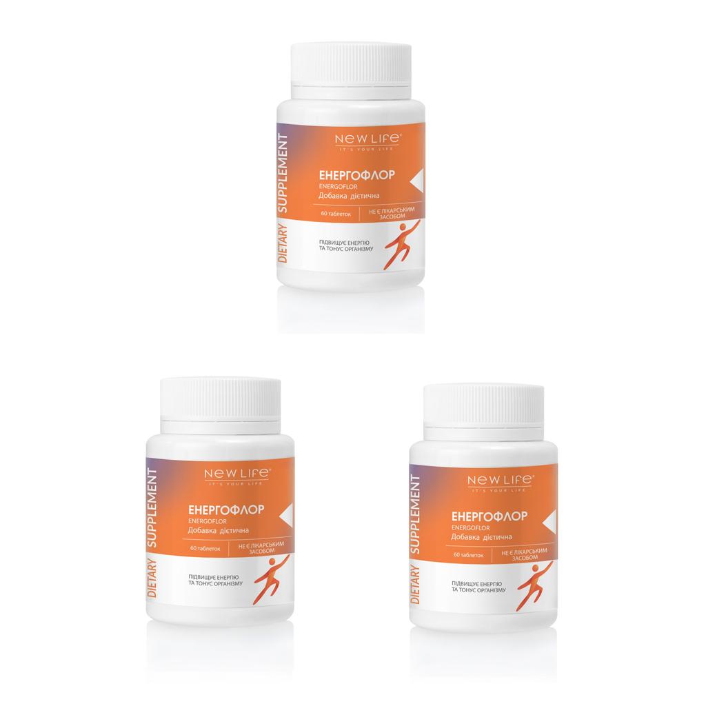 Энергофлор New Life Добавка Диетическая (Повышает Энергию и Тонус)
