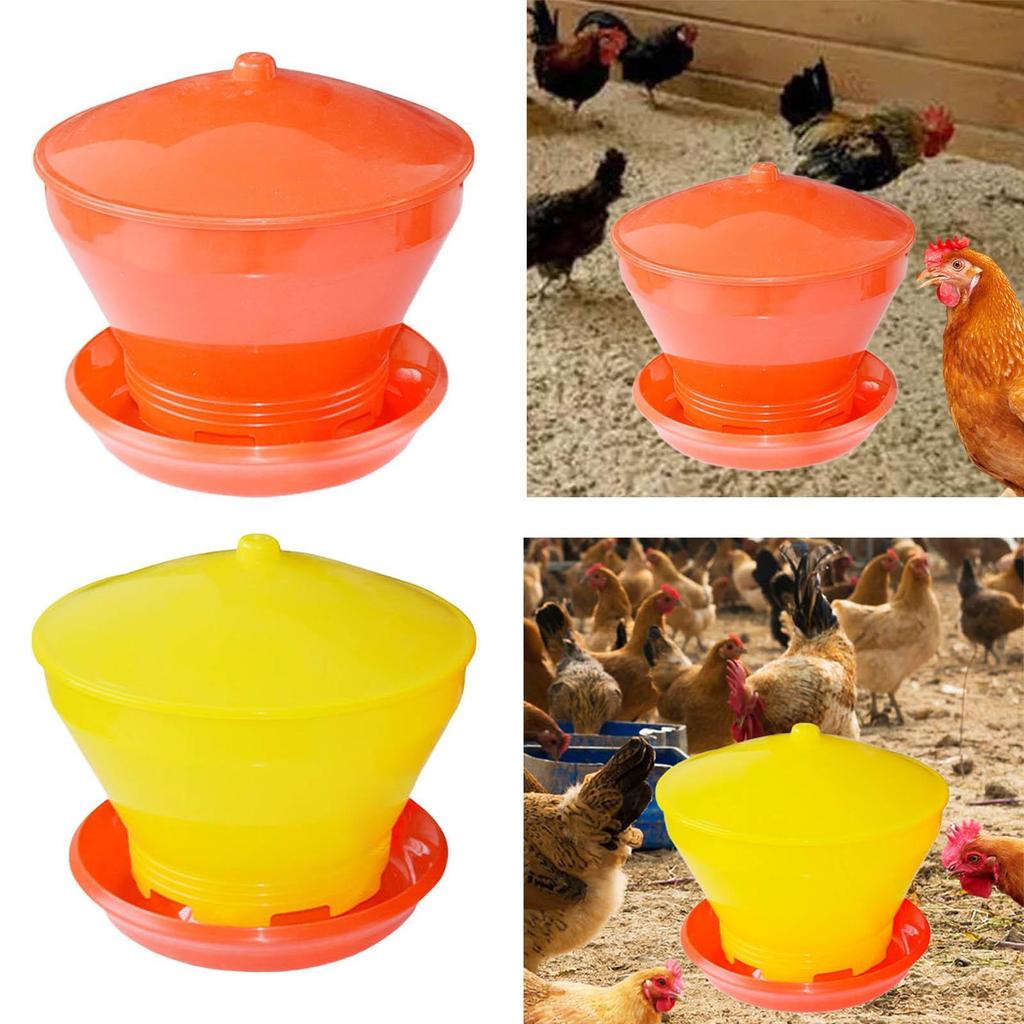 Кормушка для кур большой емкости для птиц, автоматическое ведро для кормления кур, голубей, перепелов