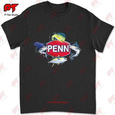 Penn Рыболовные снасти Лески Катушки Удилища Футболка 1V5U
