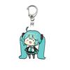 Hatsune Miku Cute Acrylic Keychain: Creative Anime Girl Pendant