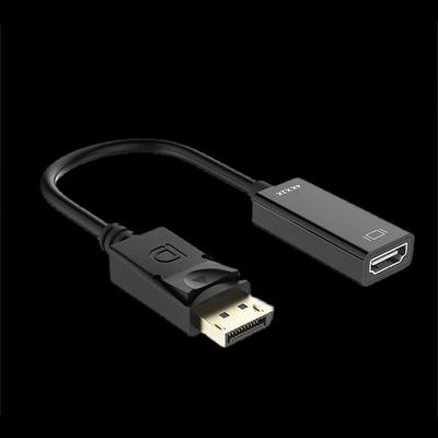 4K/1080P DP в HDMI-совместимый кабель-конвертер Displayport в HD адаптер для компьютера, ноутбука, HDTV-проектор, монитор