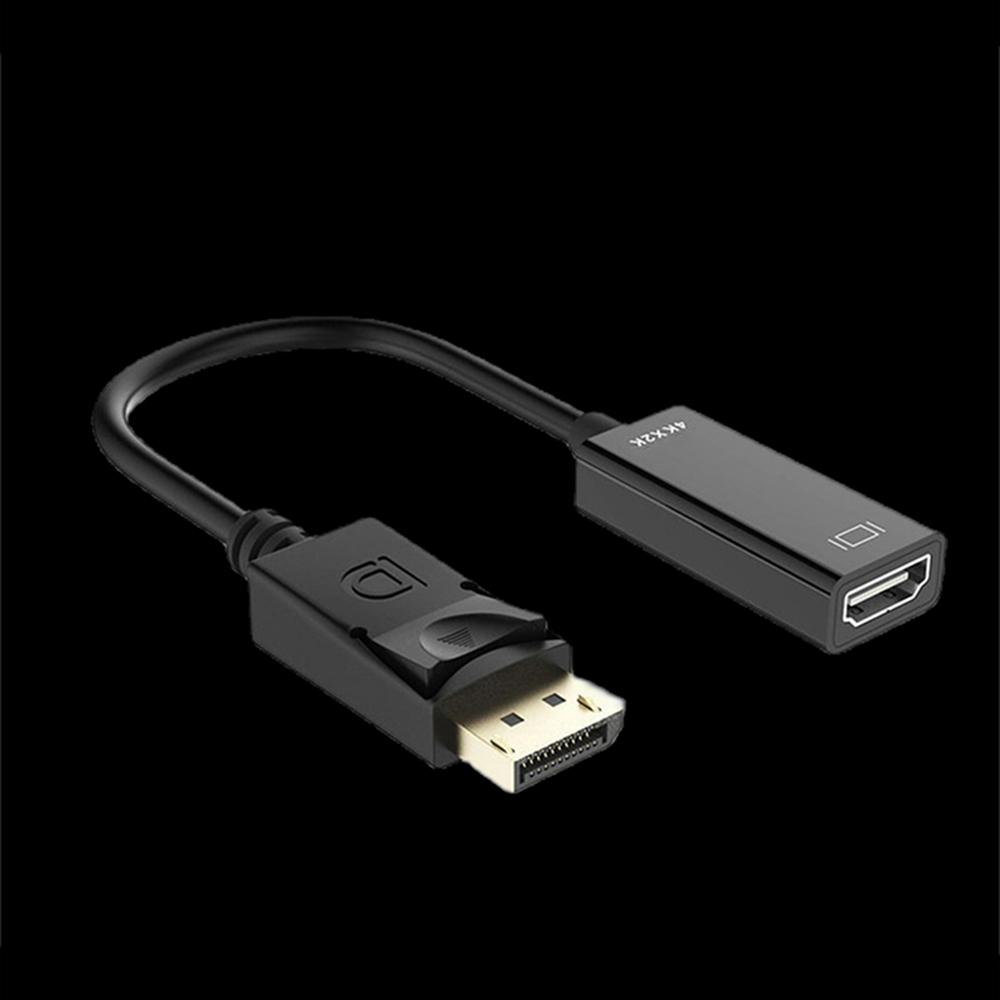 4K/1080P DP To HDMI-Compatible Cable Converter Displayport To HD Adapter For Computer Laptop HDTV Projector Monitor