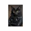 Dark Academia Decor Posters Animal Black Cat Wall Art Gothic Prints  Aesthetic Room Wall Decoration Canvas Painting Modern Decor
