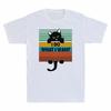 Cotton Black Cat I Cat Lovers Gift Funny Vintage Unisexs What TShirt Want I Do