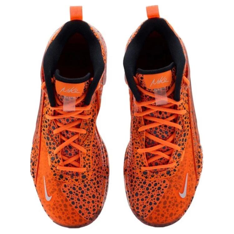 Nike React HyperSet Slip Resistant Abrasion Resistant Mid top Volleyball Shoes Men's Orange FV3687-900