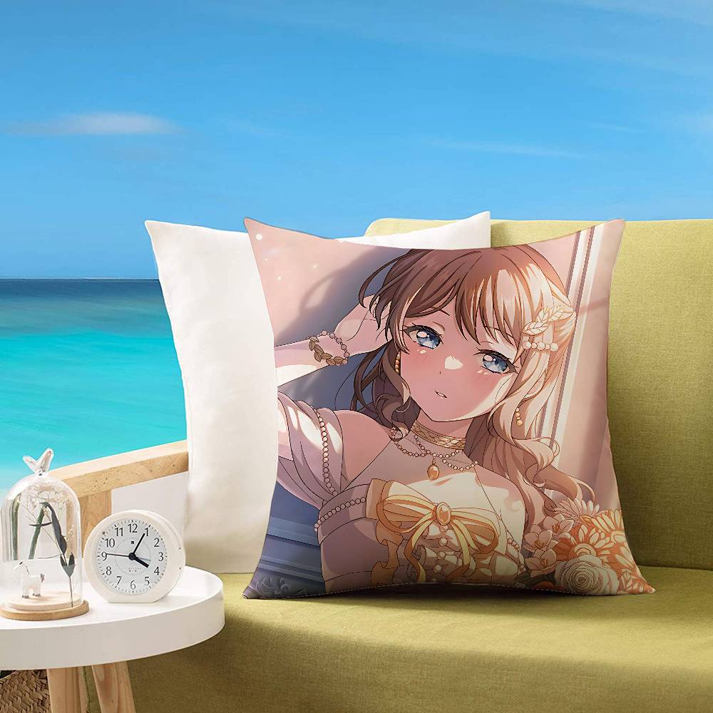 B-Bang Dream Ave Mujica Мультячная наволочка Чехол для подушки Мягкий Милый Наволочка для диванной подушки Полиэстер с молнией