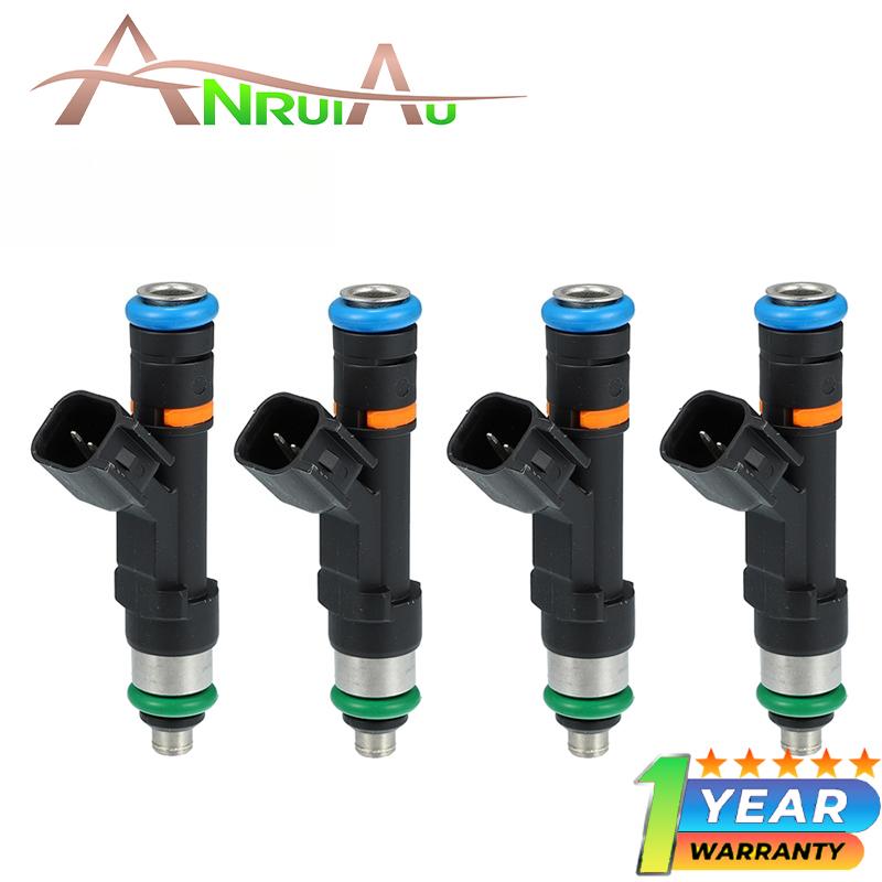 New 4Pcs Fuel Injector 4 Holes 0280158179 Compatible with Lincoln MKZ Ford C-Max EcoSport Focus Fusion Transit Connect 2008-2016
