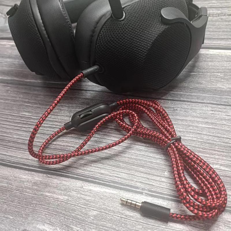 1 шт. Удлинитель Провод 2 метра Запасной Кабель Для Игровой Гарнитуры G233 G433 Gprox С Зажимом для Управления Громкостью и Отключением Звука