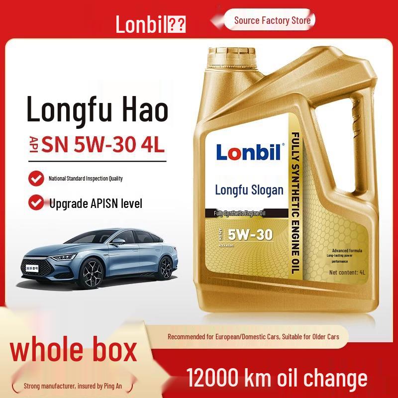 All-Season Fully Synthetic 5W40 Engine Oil for Gasoline Engines, SN/SL Grade