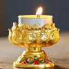 Handicraft Candle Holder Mini Candle Cup Feng Shui Accessories Candle Base  Temple