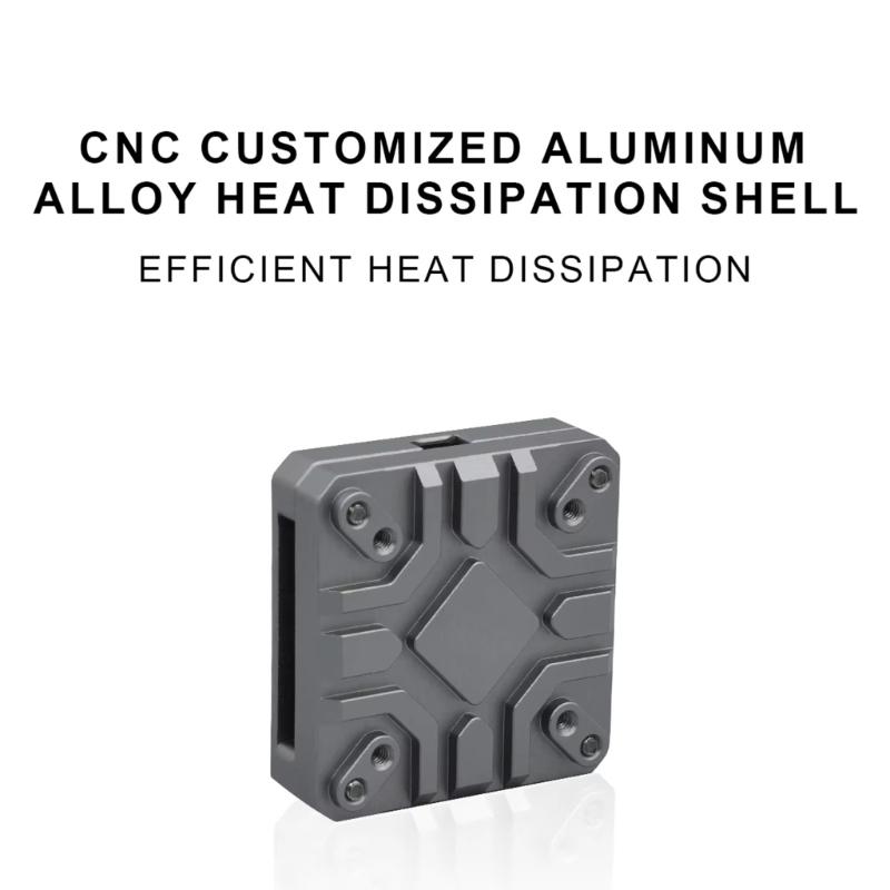 Aluminum Alloy Heat Dissipation Housing Case For O4 Air Unit Lens Cover Video Transmission Heat Sink Lightweighted