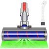 Мягкая щетка-валик для пылесосов Dyson V7 V8 V10 V11 V15 SV10 SV11 SV12 SV14, с зеленым индикатором, для твердых полов