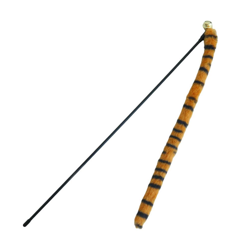 Cat Tail Teaser Bag with Interactive Plush Toy Bell for Kittens, Relieves Boredom, Helps Chewing and Teething,