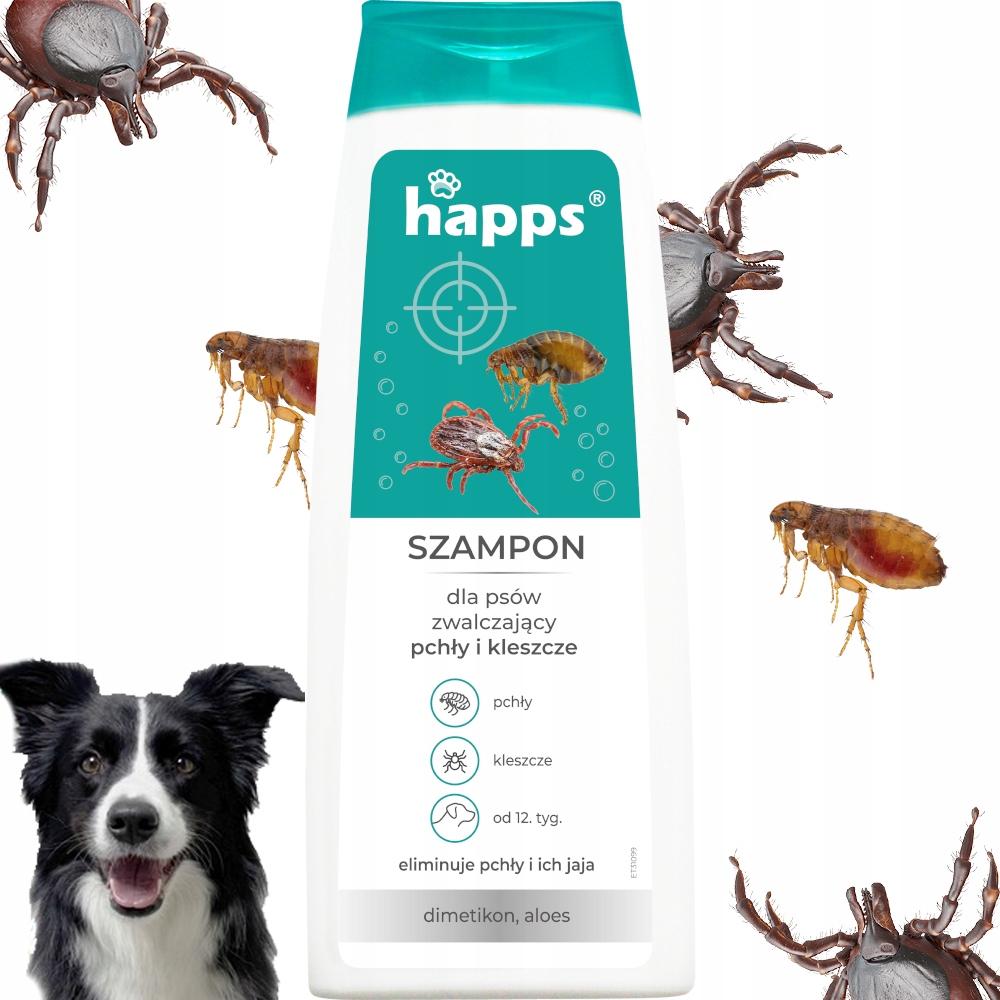 Happs - Szampon Dla Psów Na Pchły I Kleszcze 250Ml