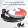 2 IN1 Magnetic Charging Stand and Silicone Protective Cover Pokémon GO Plus+ Charging Holder with USB Type-C Charger Cable and RGB Indicators