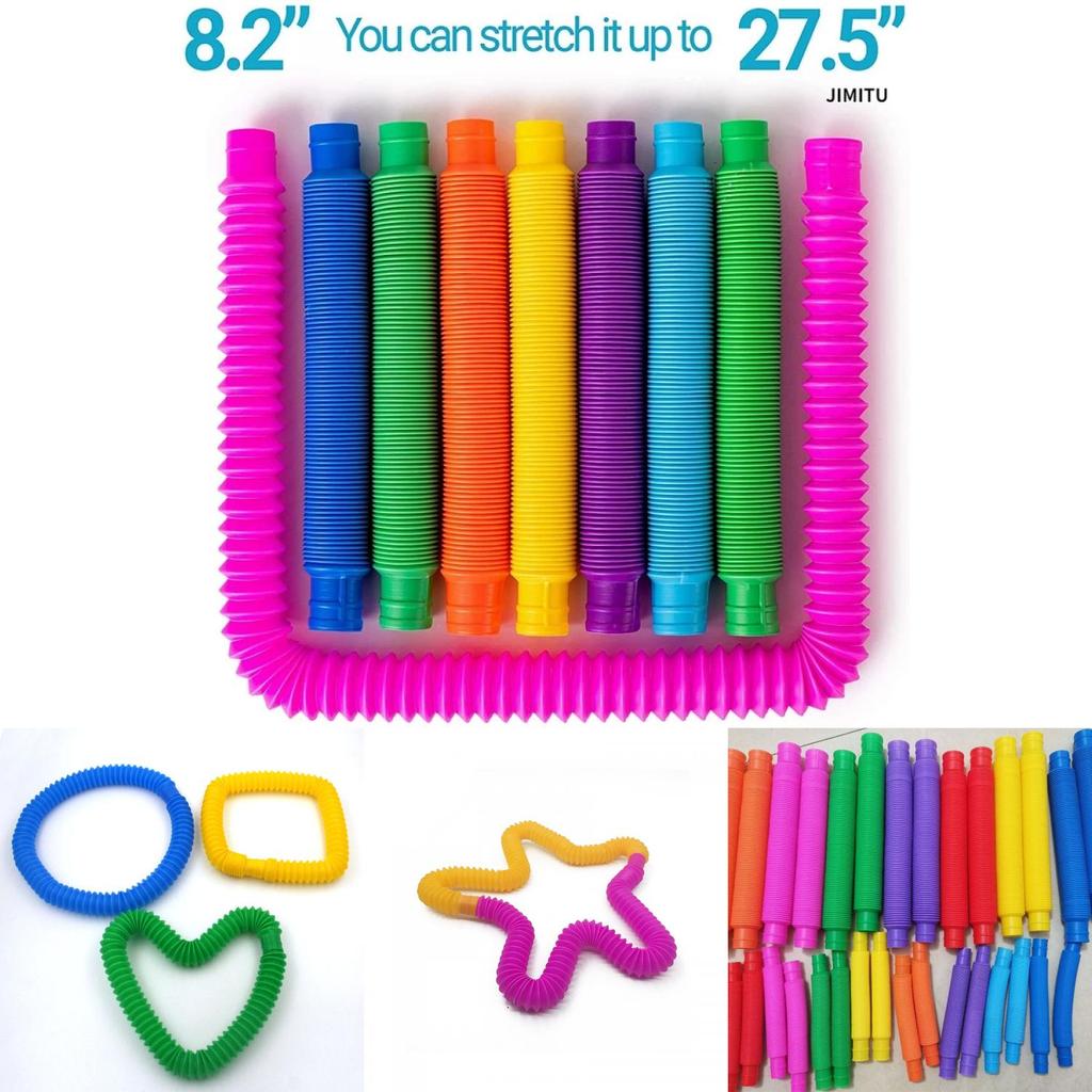 Развлекательные Сделай сам Поп-трубки Телескопические Меха Сенсорные Игрушки для Детей и Взрослых