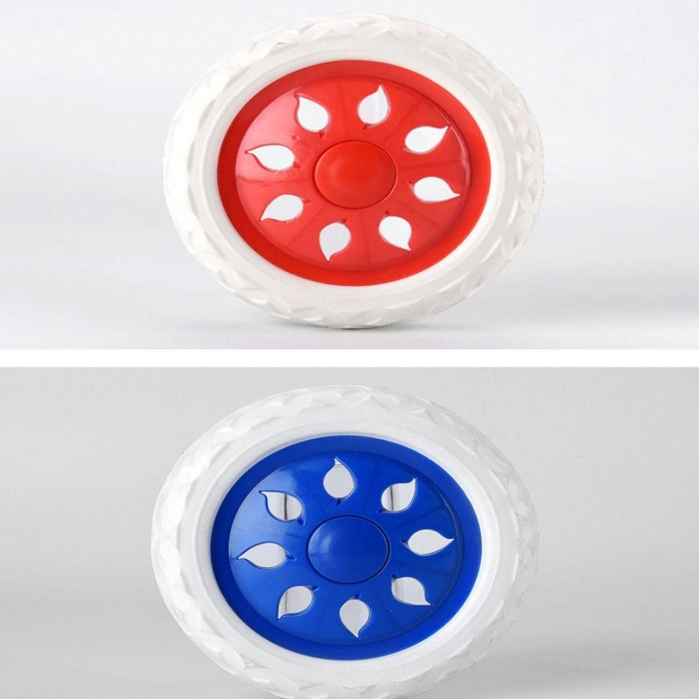 Parts Accessories Black 6.5Inch Dia Rubber Foaming Travelling Trolley Caster Shopping Cart Wheels