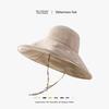 Fashion Womens Summer Sun Hat With Large Brim Cotton Linen Uv Sunshade Foldable Beach Cap