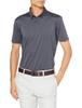 52MA0003 Short Sleeve Golf Shirt with Striped and Charcoal Size M To Japanese Size Men's Button-Down Pattern, Moisture-Wicking Quick-Drying,
