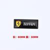 3D Aluminum Auto Badge Sticker Body Trunk Window Decoration Decal For Ferrari Farah Donkey Emblem Car Modification Accessories TG7