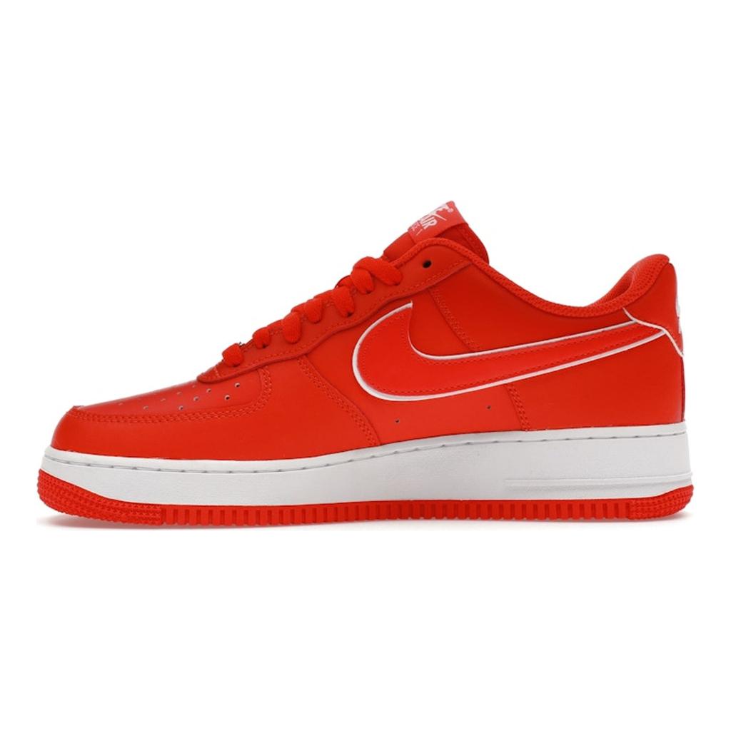 Nike Air Force 1 07 Picante Красные мужские кроссовки Белые DV0788-600
