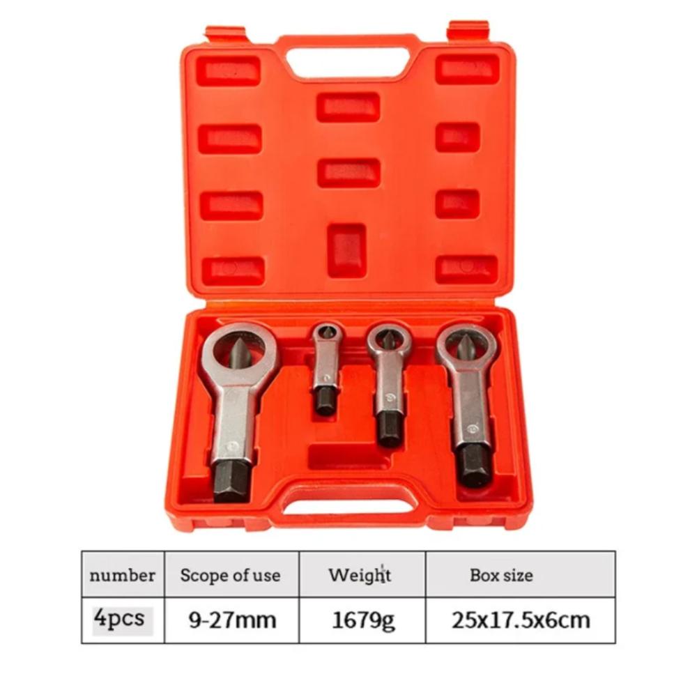 AntiSlip Grip Nut Remover Rust-Removed Bolt Removal Tool Nut Breaker Rusty Screw Extraction