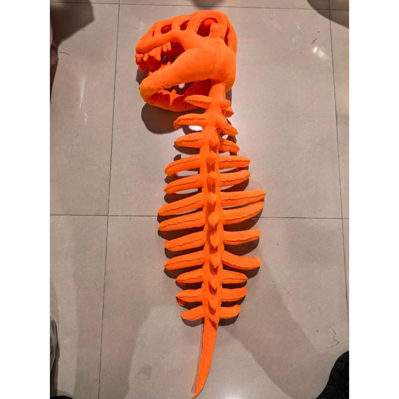 Dinosaur Skeleton Hood Plush Costume Hat Cosplay Party Adult Fancy Dress Fun Prop
