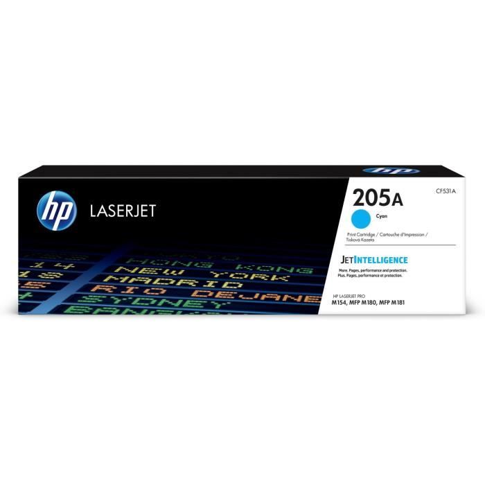 Hp Ink Cartridge No. 205A Cyan