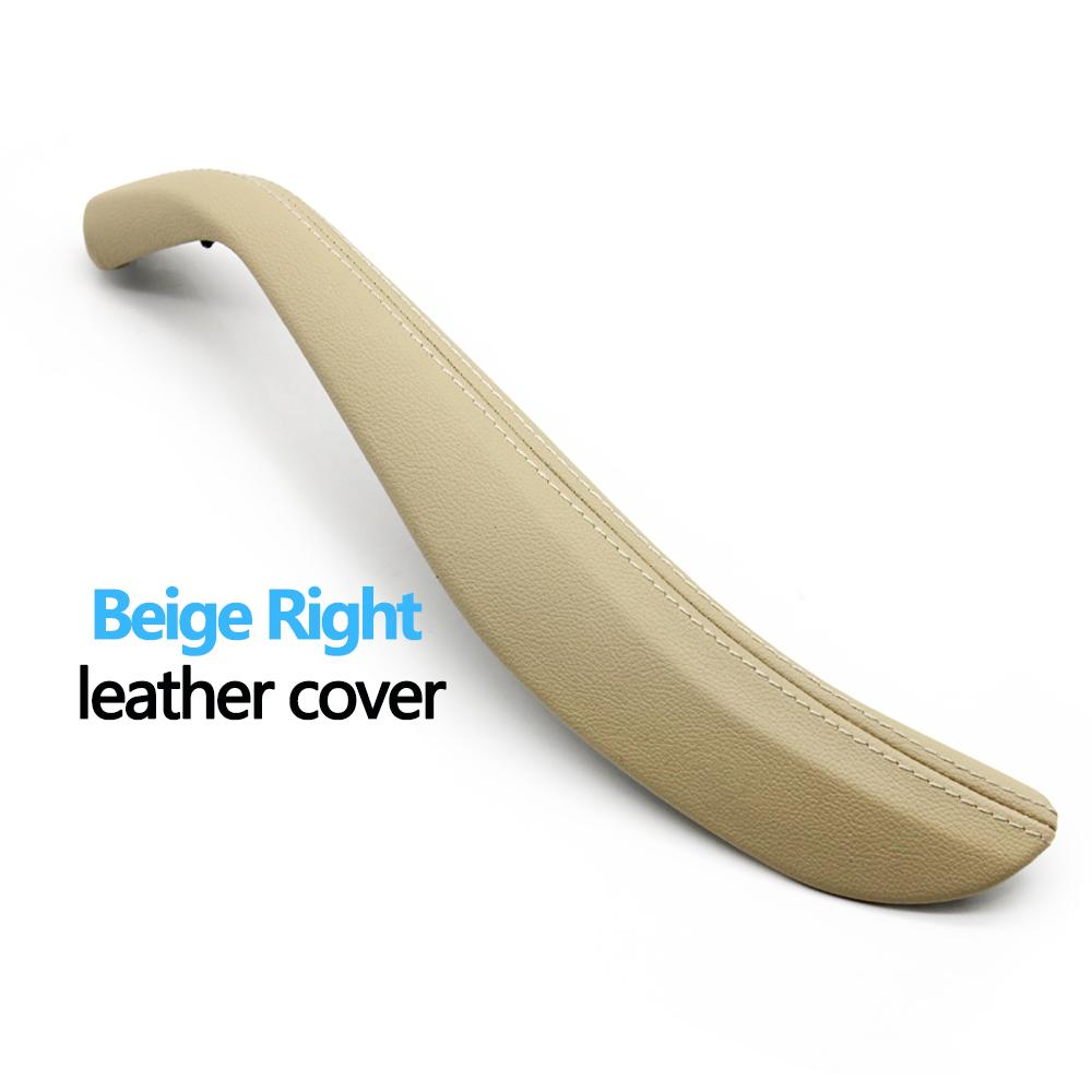 Left Right Interior Door Pull Handle Leather Outer Cover Replacement For BMW 5 Series G30 G31 F90 2018 2022