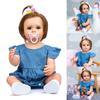 21-дюймовые куклы для девочек, реалистичные Reborns, милые куклы, подарок на день рождения, настоящие и мягкие на ощупь, кавказские, для кук с красивыми