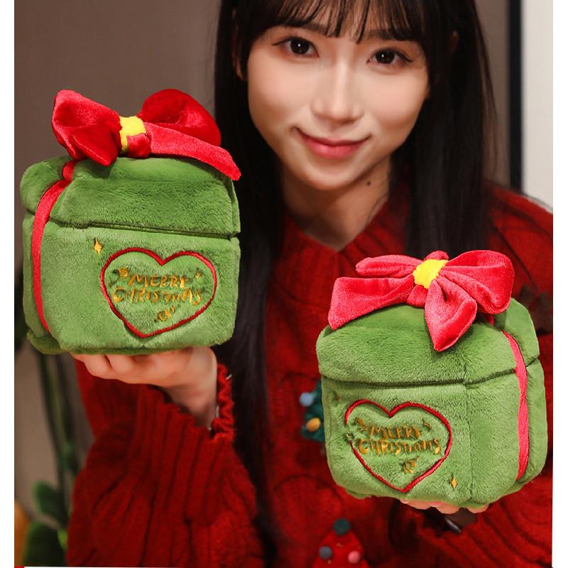 Christmas Gift Box Santa Claus Deer Plush Toy For Festive Decorations And Gifts