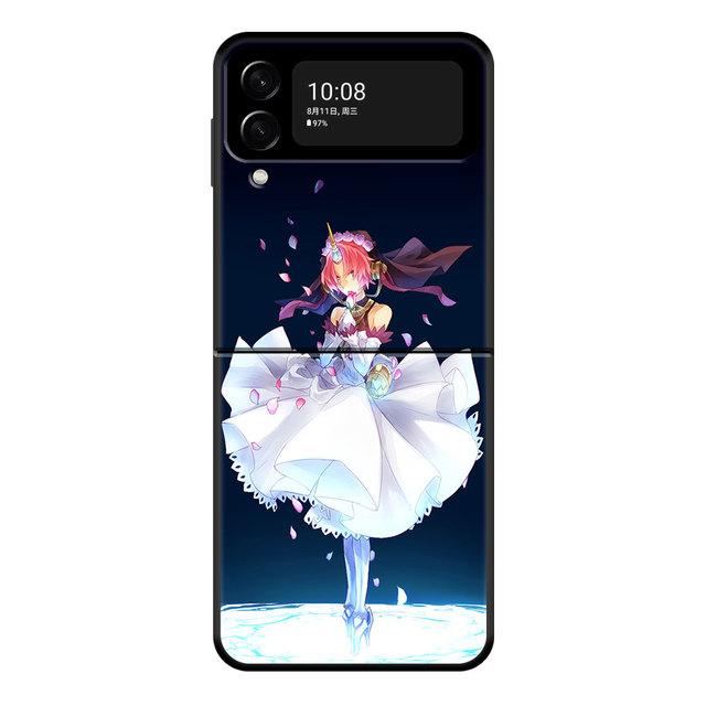 Жесткий черный для Samsung Zflip Flip Z Flip3 5g Zflip3 Phone Funda Berserk Guts Anime PC