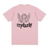 Футболка Lil Peep Angel Cry Baby в винтажном розовом цвете, с круглым воротником, из чистого хлопка, мужская, новая, женская, унисекс.
