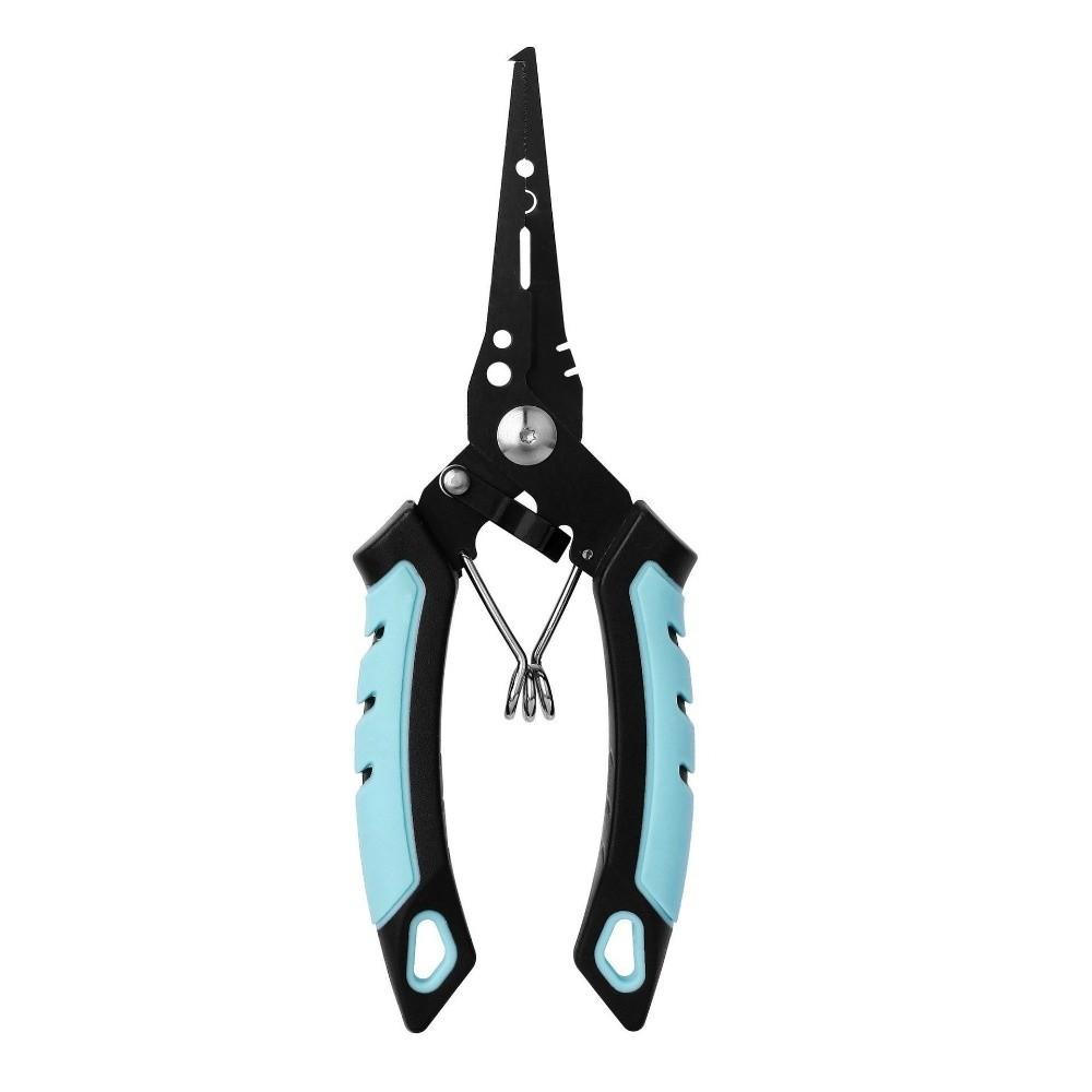 Straight Mouth Fish Control Pliers Stainless Steel Multi-functional Pliers Fishing Trip