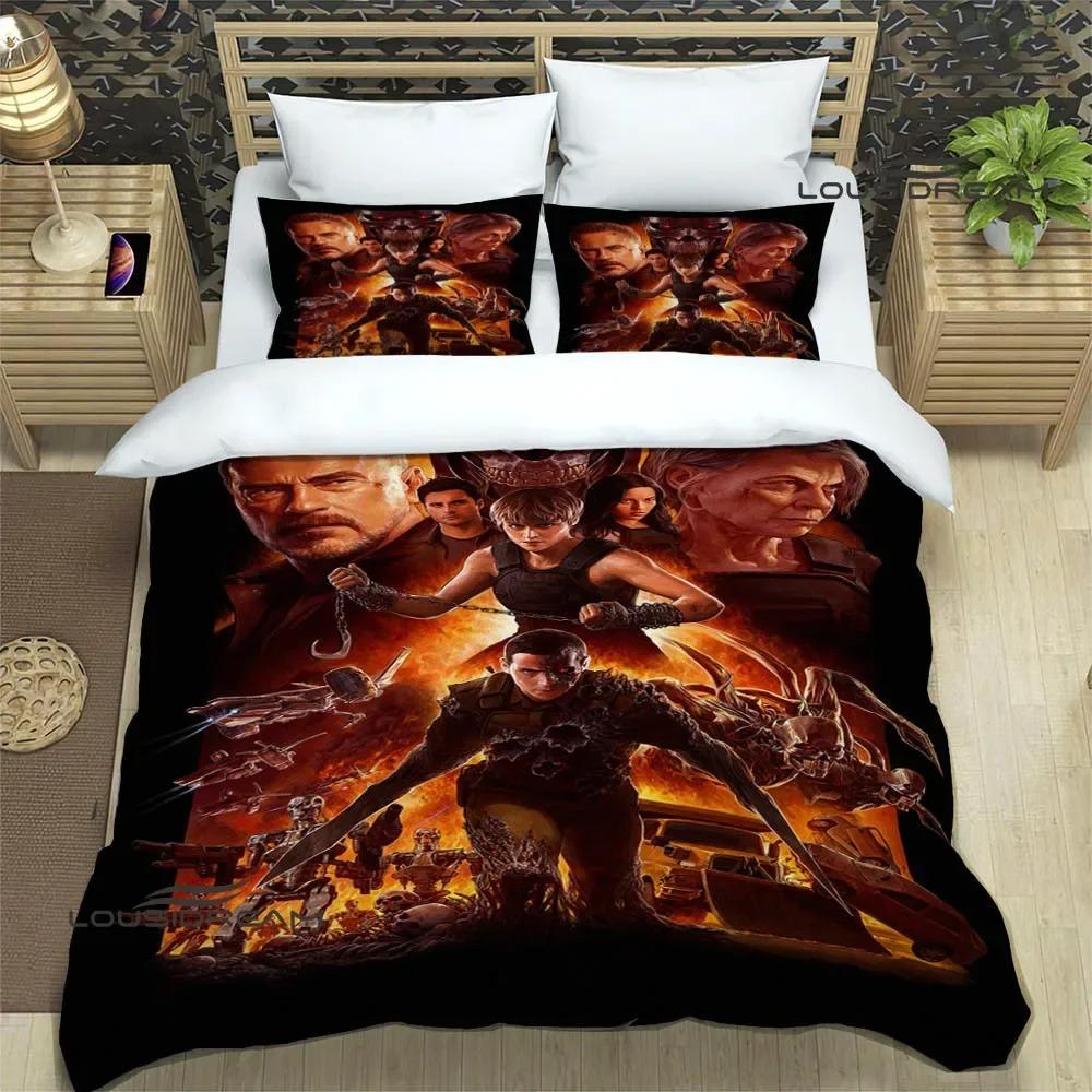 3D Print Schwarzenegger Terminator Bedding Sets Exquisite Bed Supplies Set Duvet Cover Bed Comforter Luxury Gift Quilt Cover Set