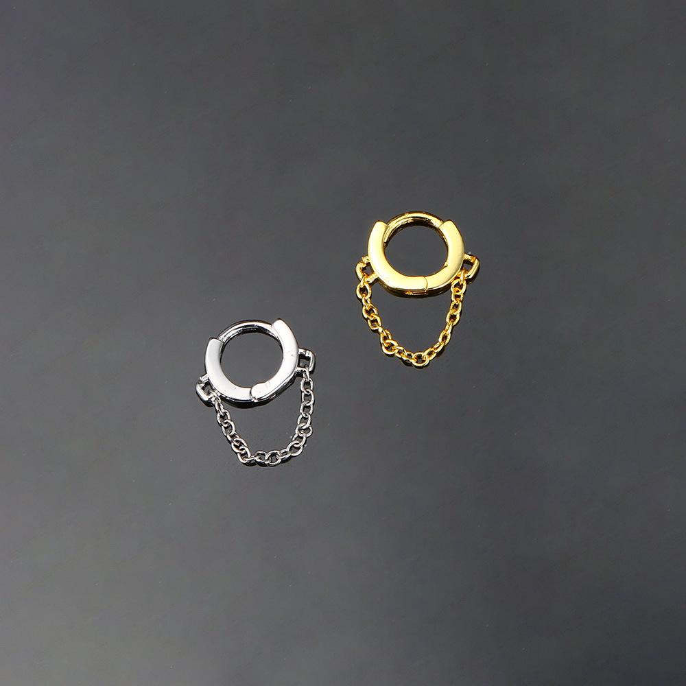 Fashion High Quality Helix Piercing Lips Loving Heart Earrings Women Trend Sliver Gold Color Zircon Tragus Bone Stud Ear Ring