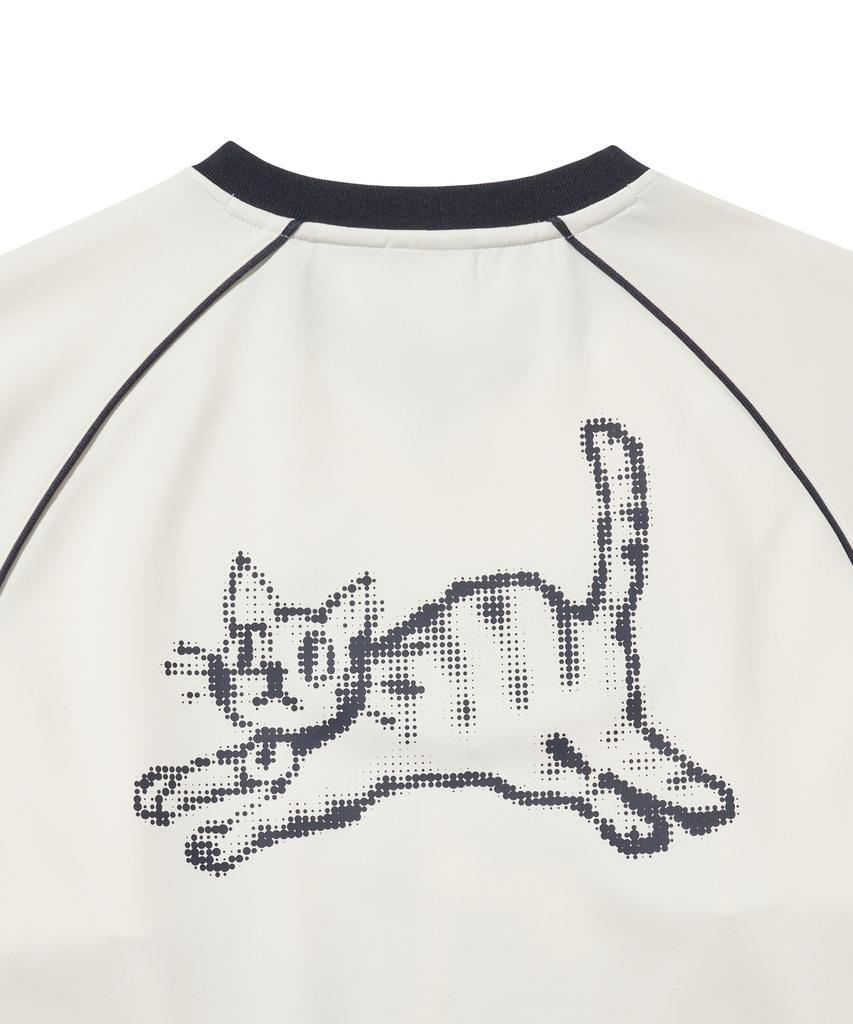 ФИЗИЧЕСКИЙ ОТДЕЛ Neko Rugby с длинным рукавом_Слоновая кость