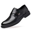 Fashion Spring New Luxury Men's Leather Shoes Black Coffee Carved Block Shoes Dress Men's Casual Shoes Wedding Office Loafers Men Shoes