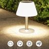 Solar Table Lamp Outdoor Lighting Modern Home Garden Decor Rechargeable Cordless Light Solar Led Light for Hotel Restaurant Bar