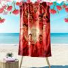 Пляжное полотенце FCB Print, Большое мягкое быстросохнущее полотенце для пляжа, кемпинга, плавания