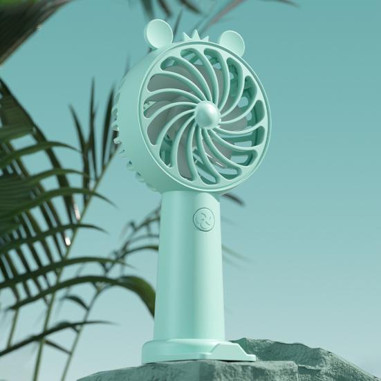 Легкий портативный универсальный тепловой вентилятор с мультяшными ушами, рассеивающий тепло