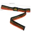 Canvas Flame Belt Wide Side Men Waist Belt Adjustable Canvas Belt  Party