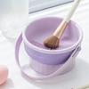 Makeup Brush cleaning Bowl beauty egg cleaning tool storage set brush powder puff dry cleaning silicone drying shelf