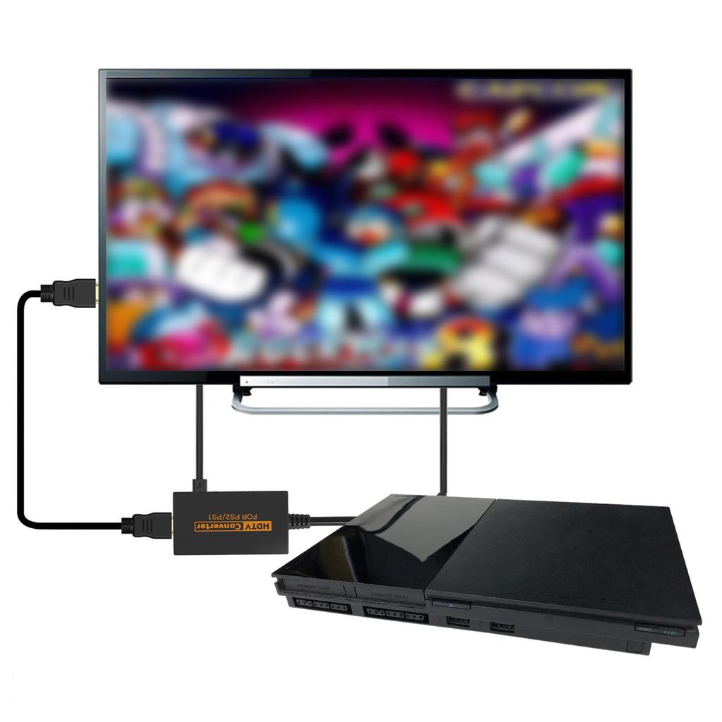 HDMI-Compatible Converter 720P 1080P Adapter for PS1/2 Retro Video Game Console Cable HDTV Connector Display Adapter