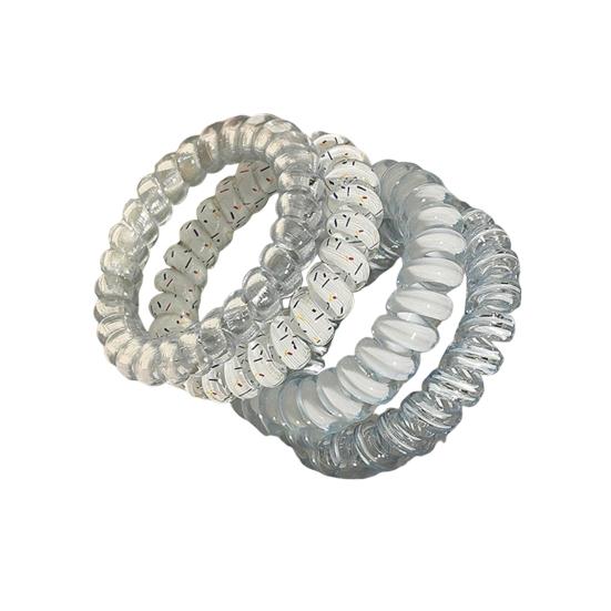 4/6 шт. веревки для волос водонепроницаемые телефонные кабели резинки для волос плавание купание маленькие эластичные