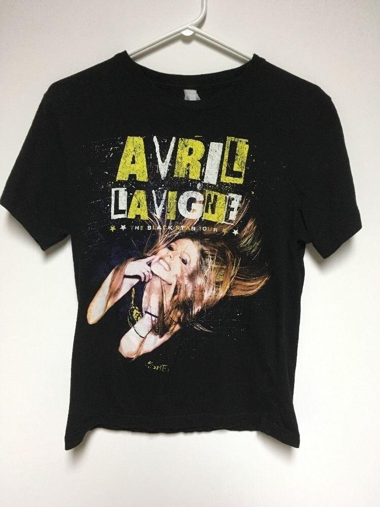 Футболка Avril Lavigne The Black Star Tour Унисекс от S до 4XL Унисекс Футболка