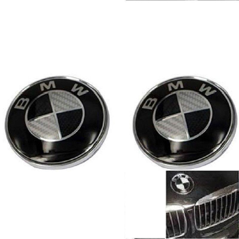 Premium Quality Carbon Fiber Replacement Bmw Badge 82mm Front Hood And Trunk Logo Emblem