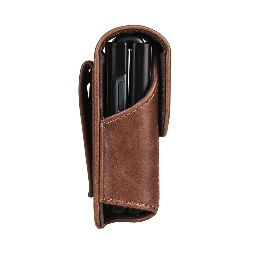 Роскошный кожаный чехол для телефона с зажимом на ремень, мужская поясная сумка для Samsung Galaxy Z Flip5 Flip4 Flip3 5G, Oppo Find N2 Flip Moto Razr, магнитная кобура, чехол